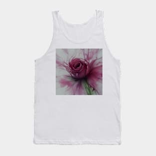 water colour rose Tank Top